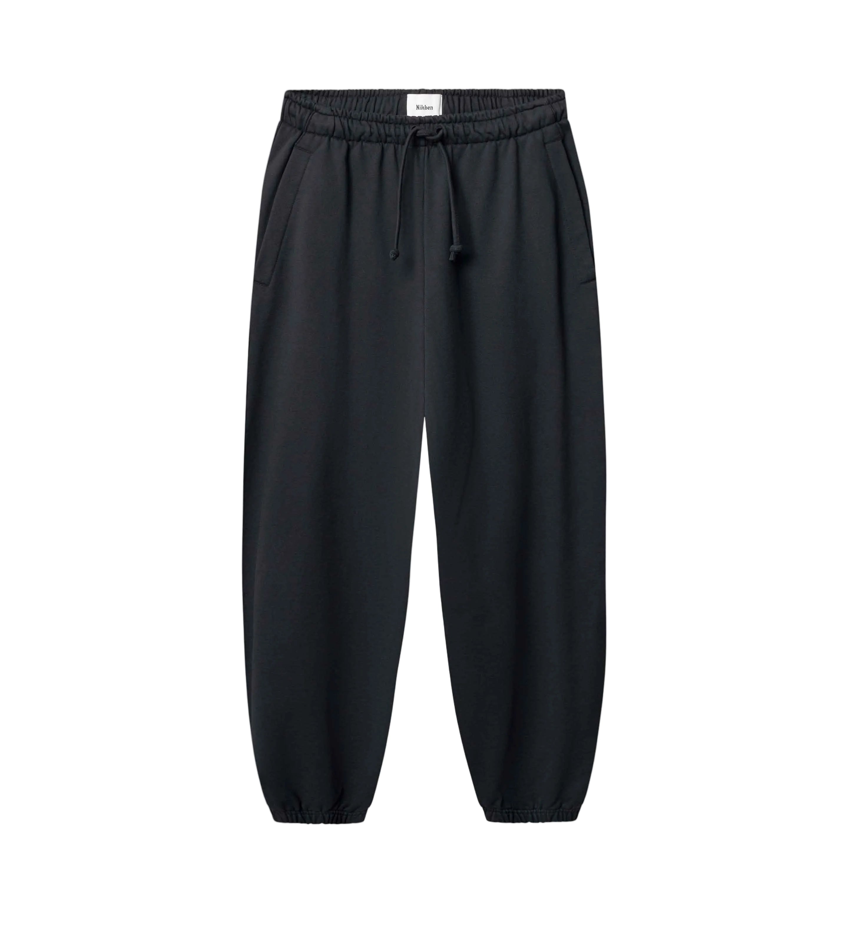 Black pants with draw string