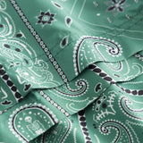Close up on green swim trunks