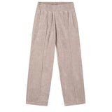 Cashmere colored long pants in Terry toweling fabric