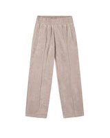Cashmere colored long pants in Terry toweling fabric